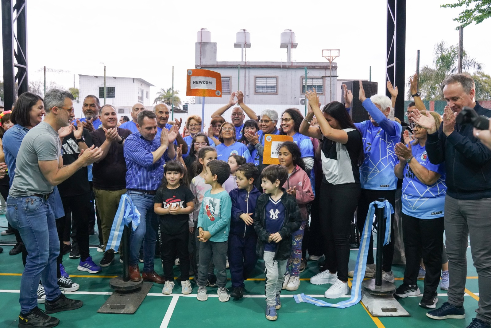 inauguración canchas cds san antonio